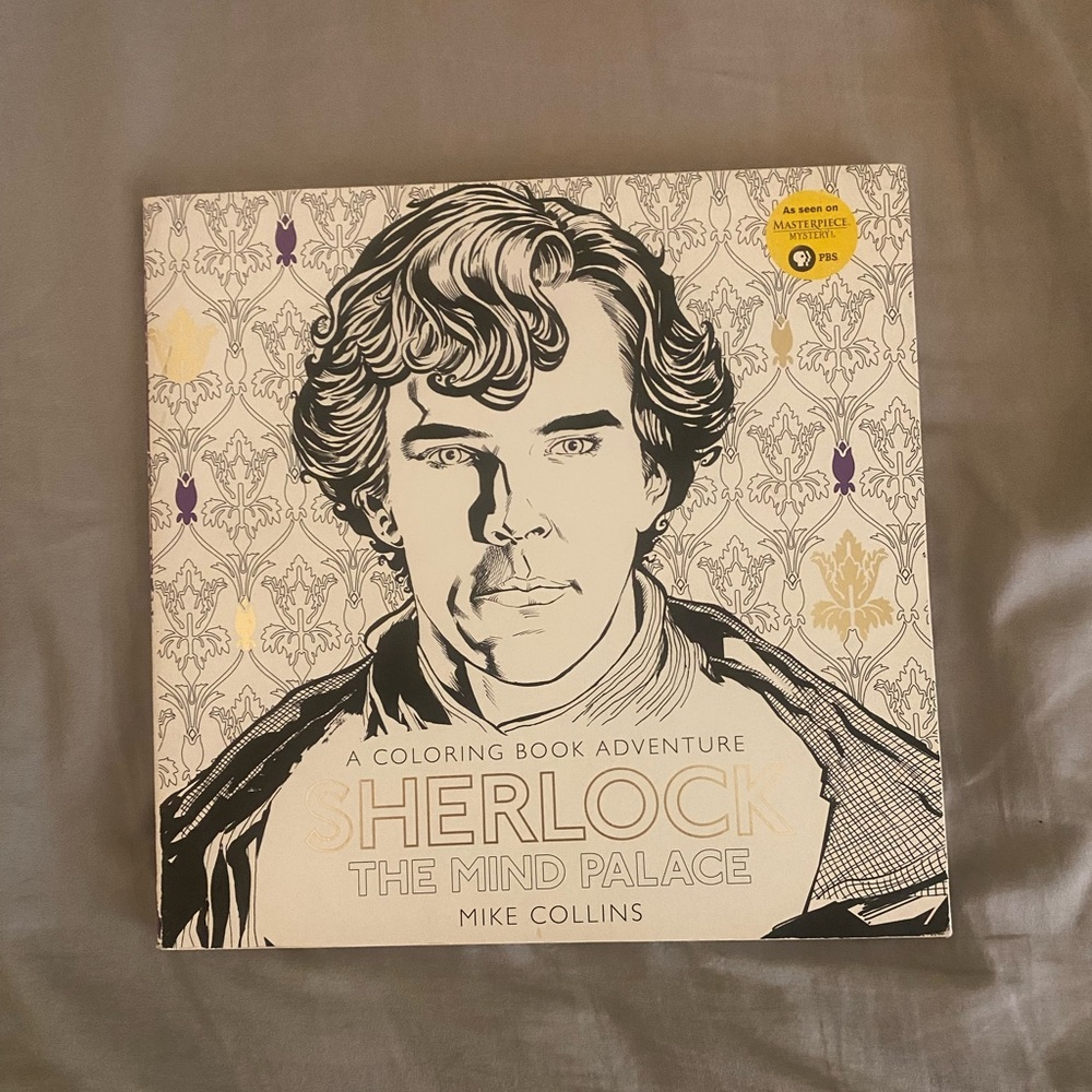 NEW Sherlock The Mind Palace An Adult Coloring Book Adventure By Mike Collins